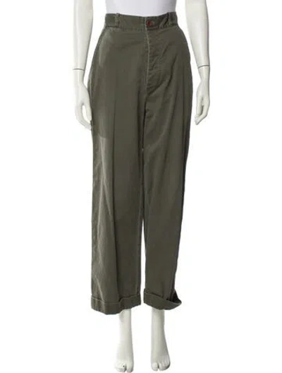 Pre-owned Chimala Wide Leg Pants In Green