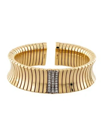 Pre-owned Chimento 18k Diamond Supreme Cuff, 7" In Multi