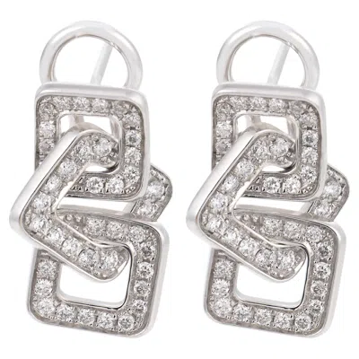 Pre-owned Chimento Diamond 18k White Gold Earrings