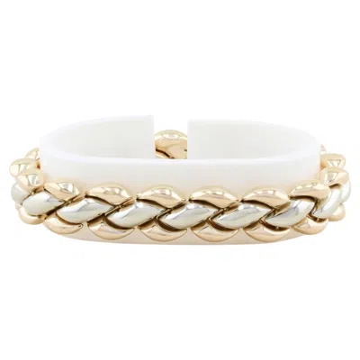 Pre-owned Chimento Vintage  18ct Gold Bracelet In Multi