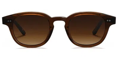 Chimi 01 Marroni Occhiali Da Sole Marroni Per Uomo In Brown