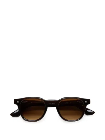 Chimi 01 Core Round-frame Sunglasses In Brown