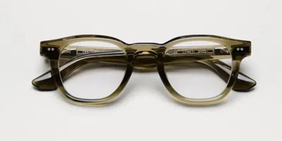 Chimi 01 Optic Green Men's Glasses Green Size 45 - Free Lenses - Blue Light Block Available In Brown