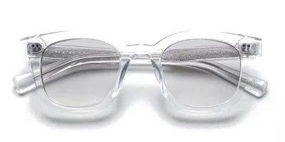 Chimi 02 Ecru Men's Sunglasses Clear Size 47 In Transparent