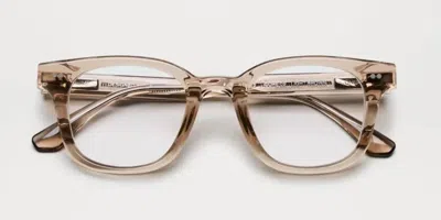 Chimi 02 Optic Light Brown Men's Glasses Brown Size 46 - Free Lenses - Blue Light Block Available