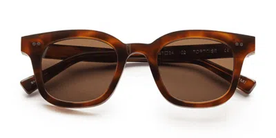Chimi 02 Tortoise Men's Sunglasses Tortoiseshell Size 47 In Brown