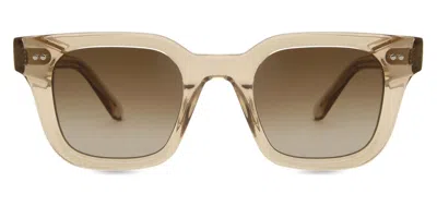 Chimi 04 Ecru Men's Sunglasses Clear Size Medium In Transparent