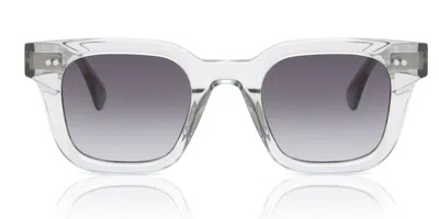 Chimi 04 Grey Men's Sunglasses Clear Size Medium In Gray