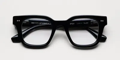 Chimi 04 Optic Black Men's Glasses Black Size 46 - Free Lenses - Blue Light Block Available