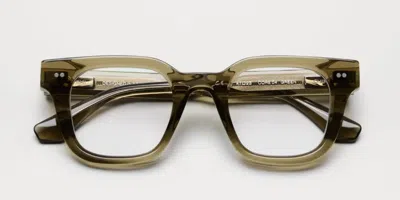Chimi 04 Optic Green Men's Glasses Green Size 46 - Free Lenses - Blue Light Block Available In Brown