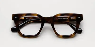 Chimi 04 Optic Tortoise Men's Glasses Tortoiseshell Size 46 - Free Lenses - Blue Light Block Available In Brown