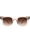 Chimi 04 Square-frame Sunglasses In Neutrals