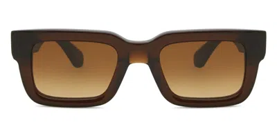 Chimi 05 Brown Men's Sunglasses Brown Size 48