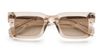 Chimi 05 Ecru Men's Sunglasses Brown Size 48