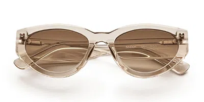 Chimi 06 Ecru Occhiali Da Sole Marroni Per Uomo