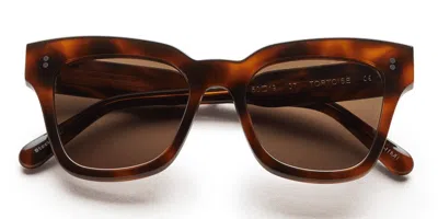 Chimi 07 Tortoise Men's Sunglasses Tortoiseshell Size Medium In Brown