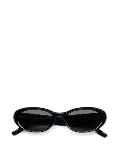 Chimi 09 Oval-frame Sunglasses In Schwarz