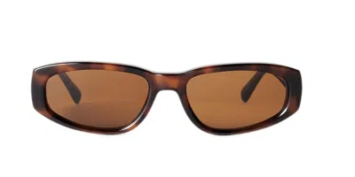 Chimi 09 Tortoise Men's Sunglasses Tortoiseshell Size 53 In Brown