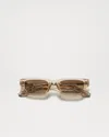 Chimi Rectangle-frame Sunglasses In Neutral