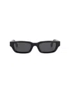 Chimi Rectangle-frame Sunglasses In Black