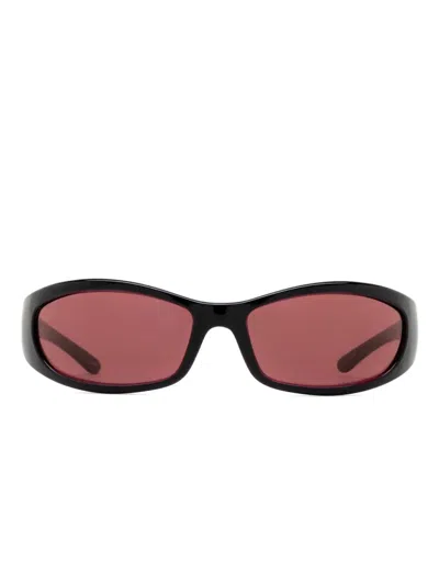 Chimi Rectangle-frame Sunglasses In 블랙