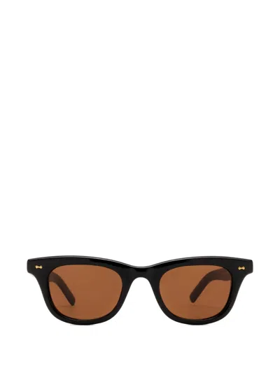 Chimi Aase Round-frame Sunglasses In Black