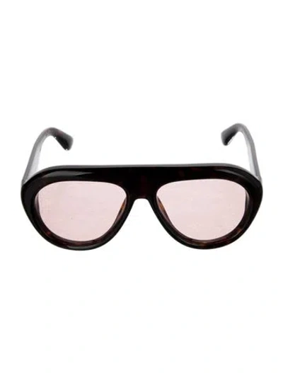 Pre-owned Chimi Aviator Tinted Sunglasses In Black
