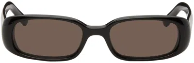 Chimi Black Lhr Sunglasses In Solid Black