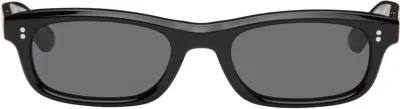 Chimi Black Pin Sunglasses In Black/clear