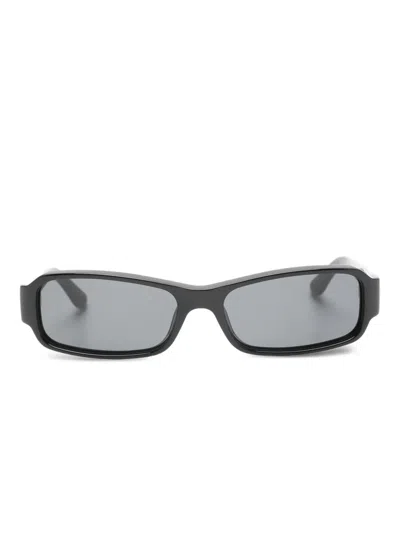 Chimi Bon Rectangle-frame Sunglasses In Black