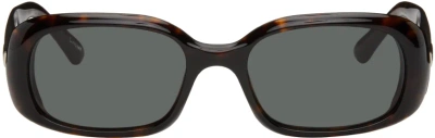 Chimi Brown Lax Sunglasses In Black