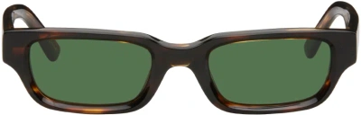 Chimi Brown Sting Sunglasses In Tortoise