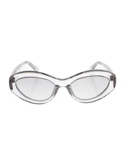 Pre-owned Chimi Cat-eye Eyeglasses In Clear