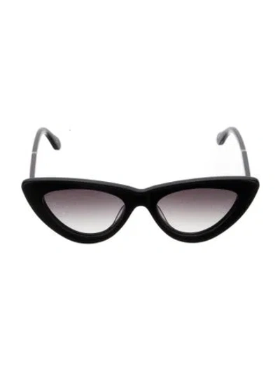 Pre-owned Chimi Cat-eye Gradient Sunglasses In Black