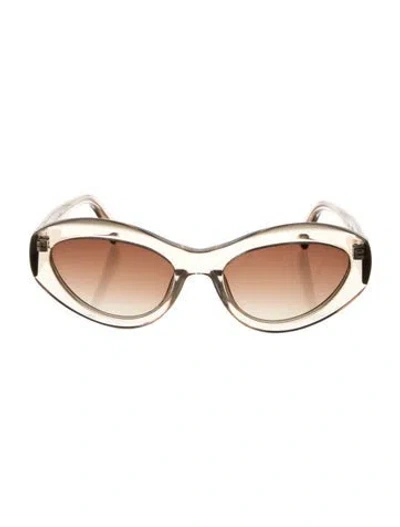 Pre-owned Chimi Cat-eye Gradient Sunglasses In Neutral