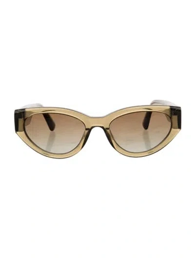 Pre-owned Chimi Cat-eye Gradient Sunglasses In Neutrals