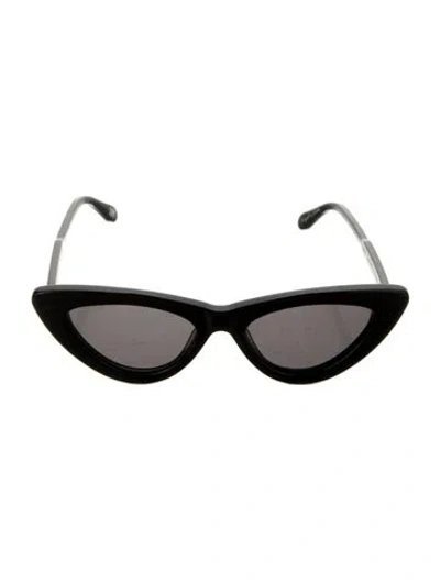 Pre-owned Chimi Cat-eye Tinted Sunglasses In Black