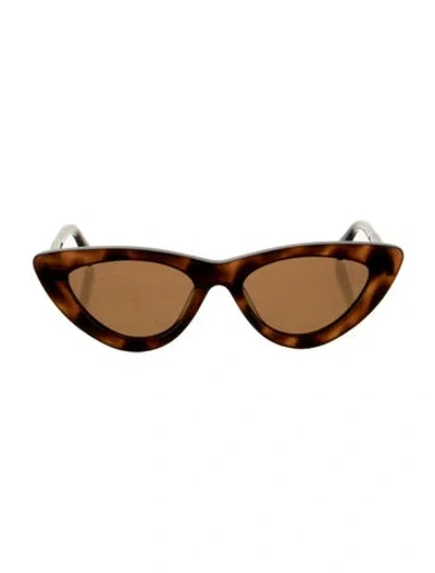 Pre-owned Chimi Cat-eye Tinted Sunglasses In Brown