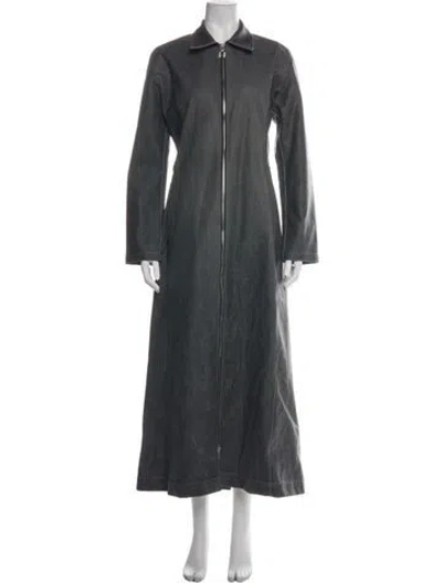 Pre-owned Chimi Coat In Grey