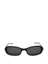 Chimi Code Oval-frame Sunglasses In Black