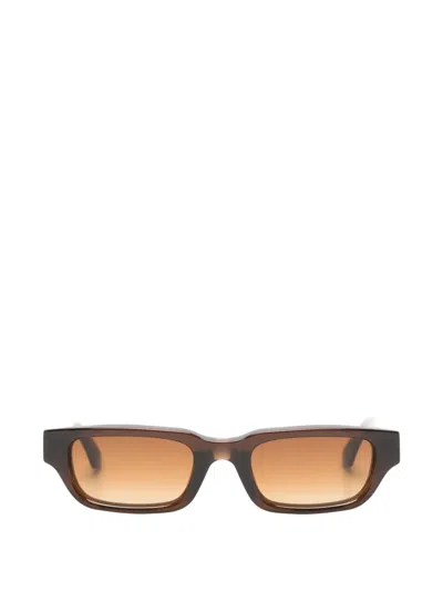 Chimi Core 10 Rectangle-frame Sunglasses In Brown