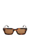 Chimi Core Rectangle-frame Sunglasses In White