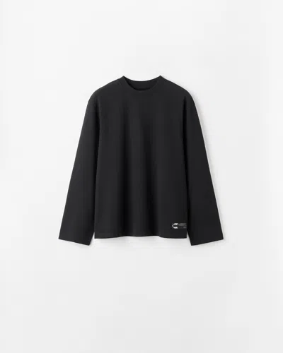 Chimi Cotton Long-sleeve T-shirt In Black