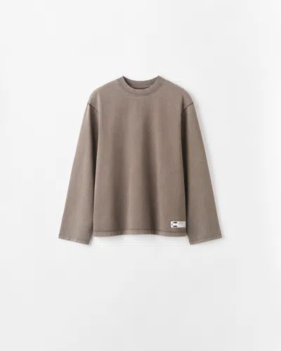 Chimi Cotton Long-sleeve T-shirt In Brown