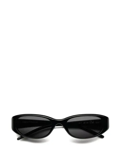 Chimi Dele Oval-frame Sunglasses In Black
