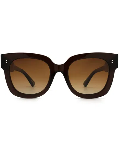 Chimi Sonnenbrille Mit D-form In Brown