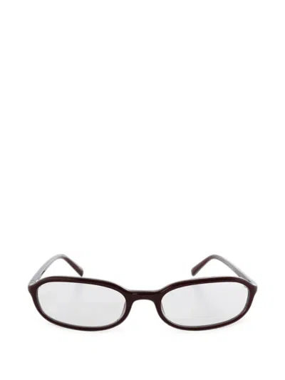 Chimi Edith Oval-frame Sunglasses In Black