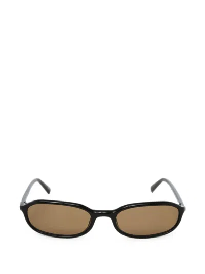 Chimi Edith Oval-frame Sunglasses In Brown