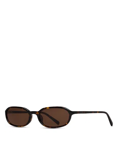Chimi Edith Rectangular Sunglasses, 53mm In Brown