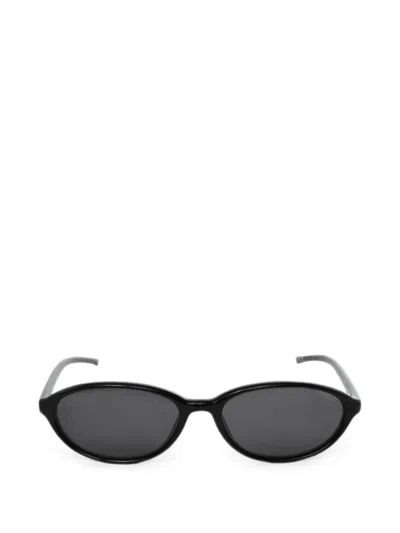 Chimi Ellipse Geometric-frame Sunglasses In Black